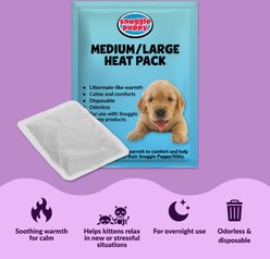 Snuggle Puppy Snuggle Kitty Plush Dog Toy, Gray & White slide 2 of 8