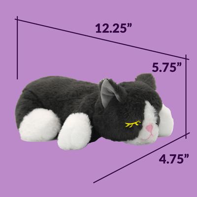 Show full view: Snuggle Puppy Snuggle Kitty Plush Dog Toy, Gray & White slide 7 of 8