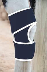 Professional's Choice Horse Magnetic Hock Boot, Navy, Universal, 2 count slide 2 of 2