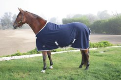 Professional's Choice Horse Cooler, Nav/Silver, Small