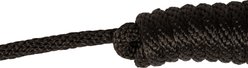 Equisential by Professional's Choice Rope Horse Halter with Lead, Black, 8-ft long slide 2 of 2
