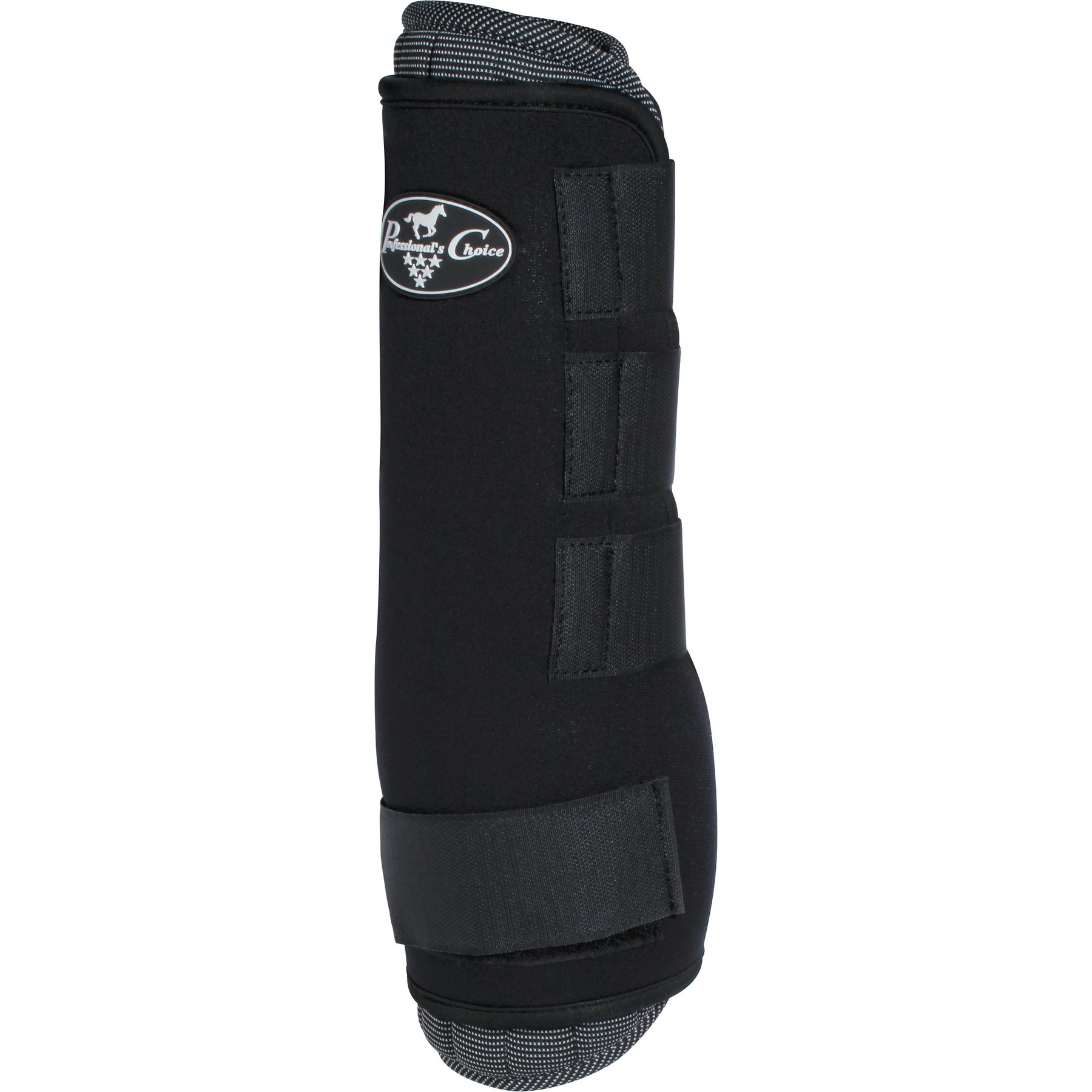 Theramics by Professional's Choice Theramic Combo Horse Wrap, Black/Charcoal, Large, 2 count