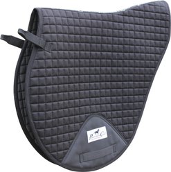 Professional's Choice Cross Country Horse Saddle Pad, Black, 23 x 20-in