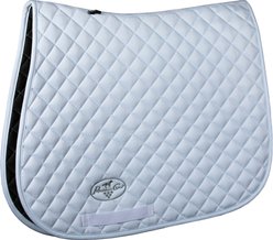 Professional's Choice VenTECH All Purpose Horse Saddle Pad, White, 19 x 18-in