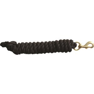 Professional's Choice Cotton Horse Lead Rope, Black, 10-ft