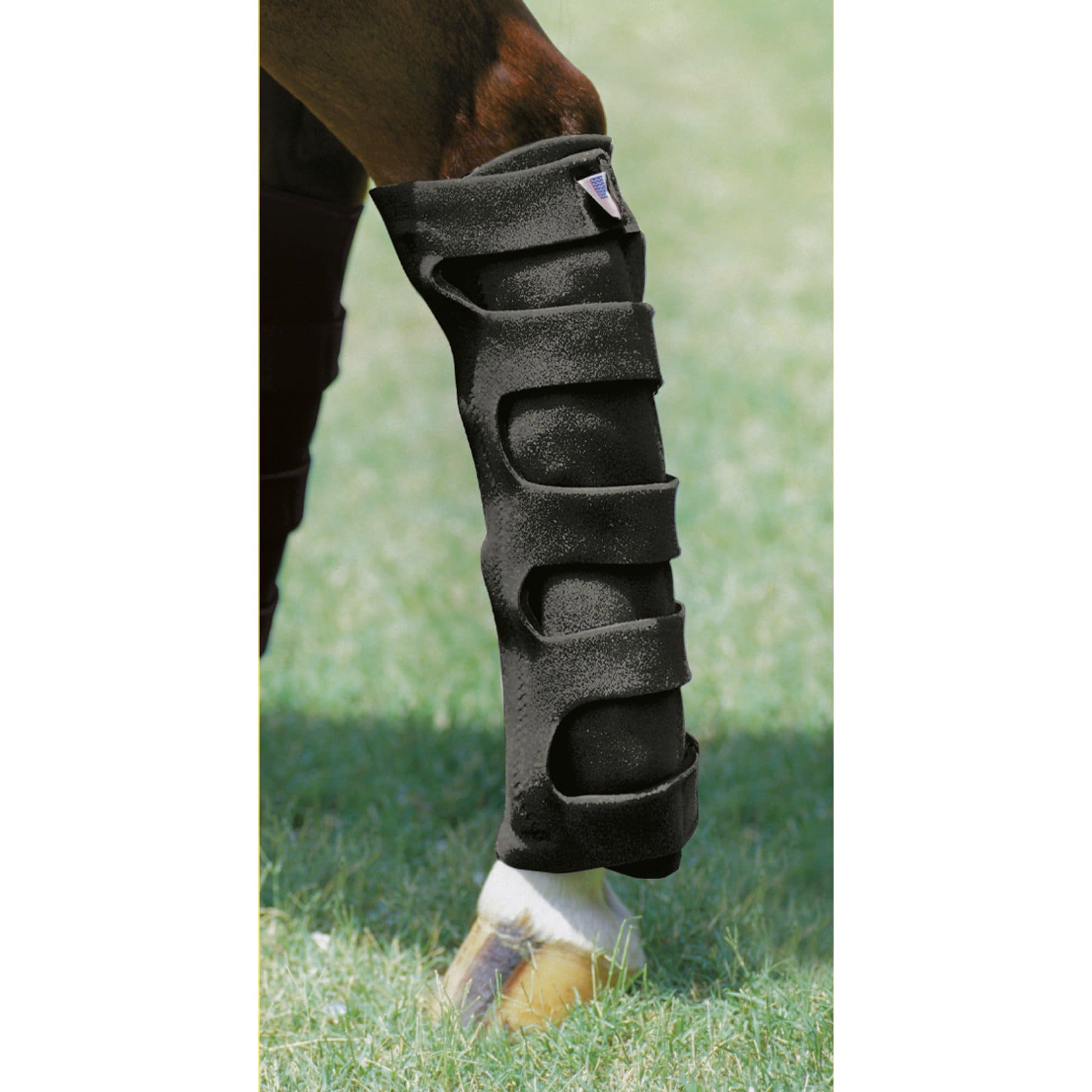 Professional's Choice Six Pocket Ice Horse Boots, Black, 2 count