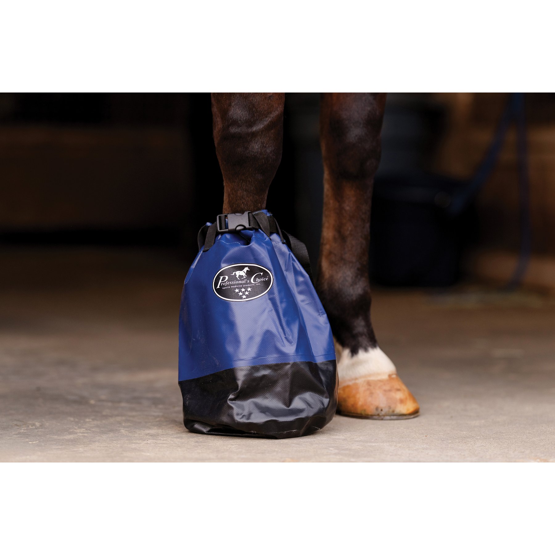 Professional's Choice Horse Soaking Boot, Navy, 14-in