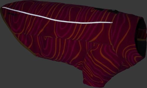 Show full view: Ruffwear Climate Changer Stripes Dog Jacket, Strata, X-Small slide 5 of 8