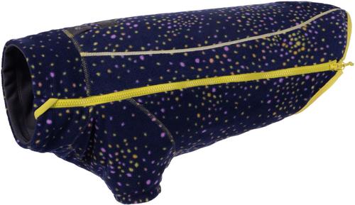 Show full view: Ruffwear Climate Changer Polka Dot Dog Jacket, Galaxy, Small slide 2 of 9