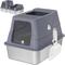 Show in main carousel: Wefeedy Stainless Steel Top Entry Cat Litter Box, Large, Grey slide 1 of 7