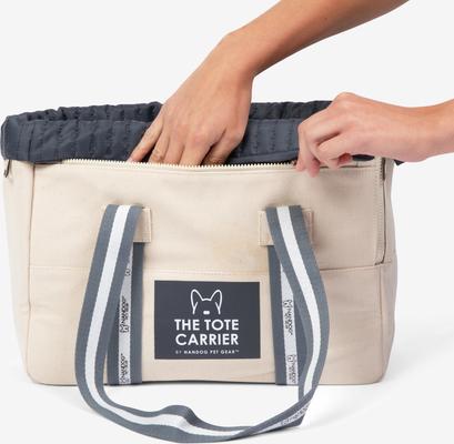 Show full view: Nandog City Tote Dog Carrier Bag, Beige slide 3 of 8