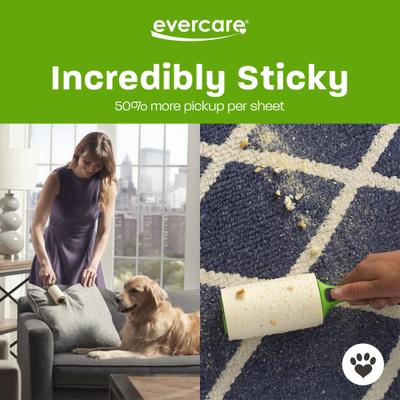 Show full view: Evercare Pet Plus 100 Layer Dog & Cat Lint Roller, Green, 3 count slide 3 of 6