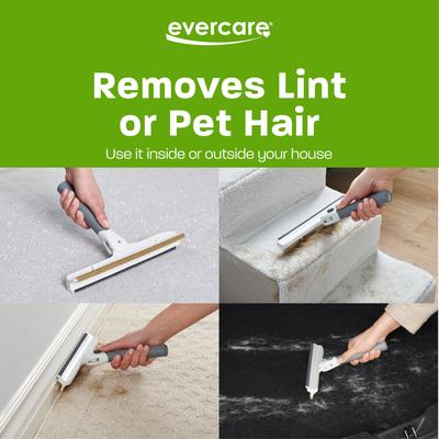 Show full view: Evercare Pet Plus X-Large Duo Dog & Cat Hair & Lint Remover, White/Grey slide 7 of 9