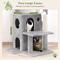 Show in main carousel: Globlazer 50-inch Cat Tree House with Steps, Light Gray slide 5 of 8