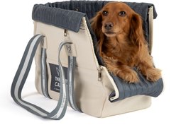 Nandog City Tote Dog Carrier Bag, Beige