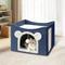 Show in main carousel: Heeyoo Polyester Indoor Bed Cave Cat House with Fluffy Ball & Scratch Pad, Navy slide 7 of 8