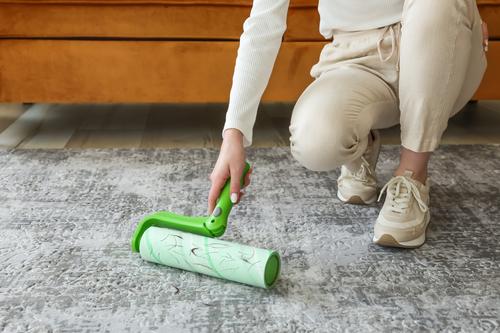 Show full view: Evercare Pet Plus Easy-Store Mega 50 Layer Handheld Dog & Cat Lint Roller, Green slide 7 of 7