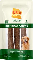 Ultra Chewy Naturals Beef Bully Crunchy Sticks Dog Treats, 1.5-oz pouch, 3 count