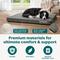 Show in main carousel: FurHaven Deluxe Oxford Orthopedic Indoor/Outdoor Dog & Cat Bed with Removable Cover, Large, Stone Grey slide 6 of 11