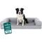Show in main carousel: FurHaven Plush & Suede Orthopedic Sofa Cat & Dog Bed, Gray, Large slide 1 of 11