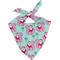 Show in main carousel: Dog Bandana Co. Poolside Santa Tie On Dog Bandana, Blue, Small slide 1 of 1