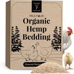 Mile Four Organic Coop & Nesting Box Hemp Chicken Bedding, 40-lb bag slide 1 of 9