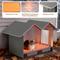 Show in main carousel: Bedsure Heated Extra-Wide Waterproof Outdoor Cat House, Grey, 22.5 x 12.5 x 13.25-in slide 3 of 8