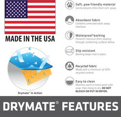 Drymate Ridged Cat Litter Trapping Mat, Large: 20-in x 28-in slide 2 of 7