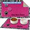 Show in main carousel: Drymate Zebra Paws Personalized Dog & Cat Placemat, Pink slide 1 of 6