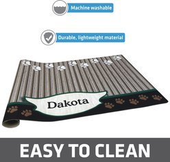 Drymate Green Tan Paw Personalized Dog & Cat Placemat, Large slide 2 of 4