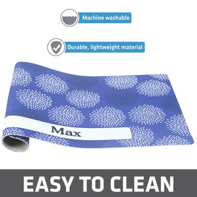 Show full view: Drymate Good Medicine Personalized Dog & Cat Placemat, Blue slide 3 of 4