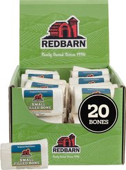 Redbarn Small Beef Filled Bones Dog Treats, case of 20