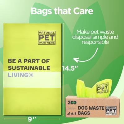 Show full view: Natural Pet Partners Commercial Compostable Bulk Roll Dog Waste Bags, 10 Rolls, 2000 count slide 3 of 8