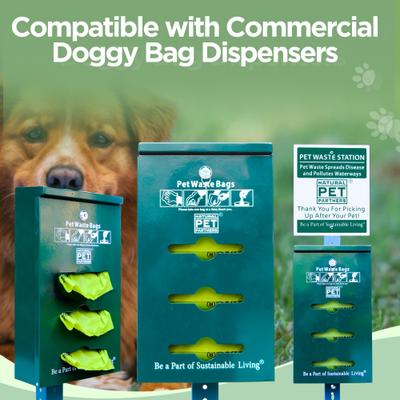 Show full view: Natural Pet Partners Commercial Compostable Bulk Roll Dog Waste Bags, 10 Rolls, 2000 count slide 6 of 8