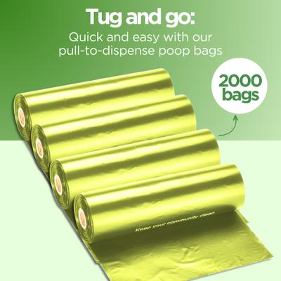 Show full view: Natural Pet Partners Commercial Compostable Bulk Roll Dog Waste Bags, 10 Rolls, 2000 count slide 5 of 8