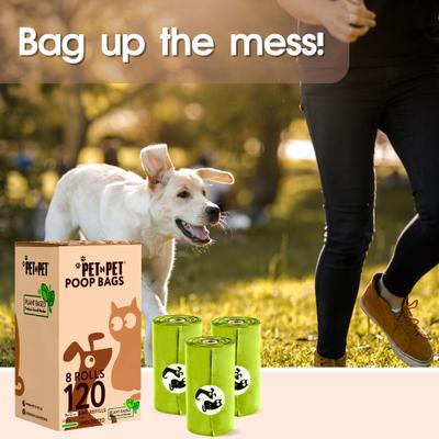 Show full view: PET N PET Plant-based Dog Poop Bags, 120 count slide 5 of 10