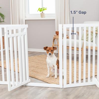Show full view: TRIXIE Wooden Dog Gate, 63-in, White slide 4 of 8