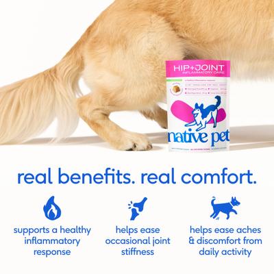 Show full view: Native Pet Hip & Joint Inflammatory Care Chews for Dogs, 60 count slide 5 of 11