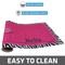 Show in main carousel: Drymate Zebra Paws Personalized Dog & Cat Placemat, Pink slide 4 of 6