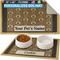 Show in main carousel: Drymate Paw Braid Personalized Dog & Cat Placemat, Brown, Large slide 1 of 5