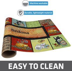 Drymate Kitty Chaos Personalized Cat Placemat  slide 2 of 4