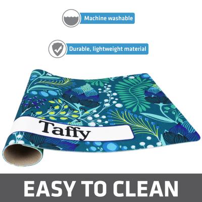 Show full view: Drymate Lulu Green Personalized Dog & Cat Placemat slide 3 of 4