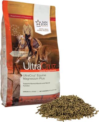 Show full view: UltraCruz Equine Magnesium Plus Pellet Horse Supplement, 10-lb bag slide 2 of 5