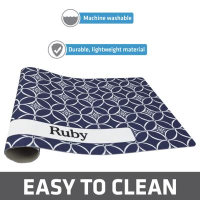 Show full view: Drymate Personalized Dog & Cat Placemat, Indigo slide 4 of 6