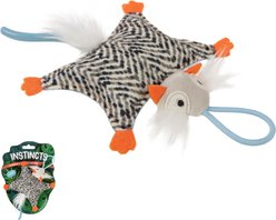 SmartyKat Instincts Soarin' Squirrel HappyNip Silvervine & Catnip Crinkle Plush Launch & Chase Cat Toy