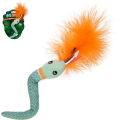 SmartyKat Instincts Tricky Twister Bendable with HappyNip Silvervine & Catnip Cat Toy