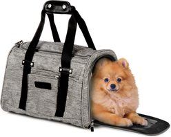 Sherpa Element Airline Approved Dog & Cat Carrier, Medium, Gray