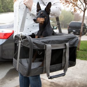 Sherpa Original Deluxe Airline-Approved Dog & Cat Carrier Bag, Charcoal, Large