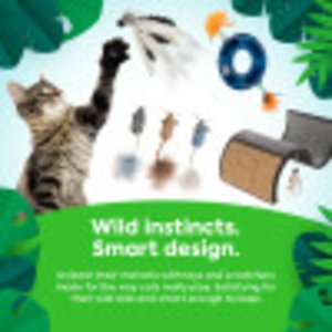 SmartyKat Crazed Croc Refillable Kicker Cat Toy & Catnip Tube