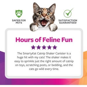 SmartyKat Silvervine Cat Attractant Catnip, 2-oz canister